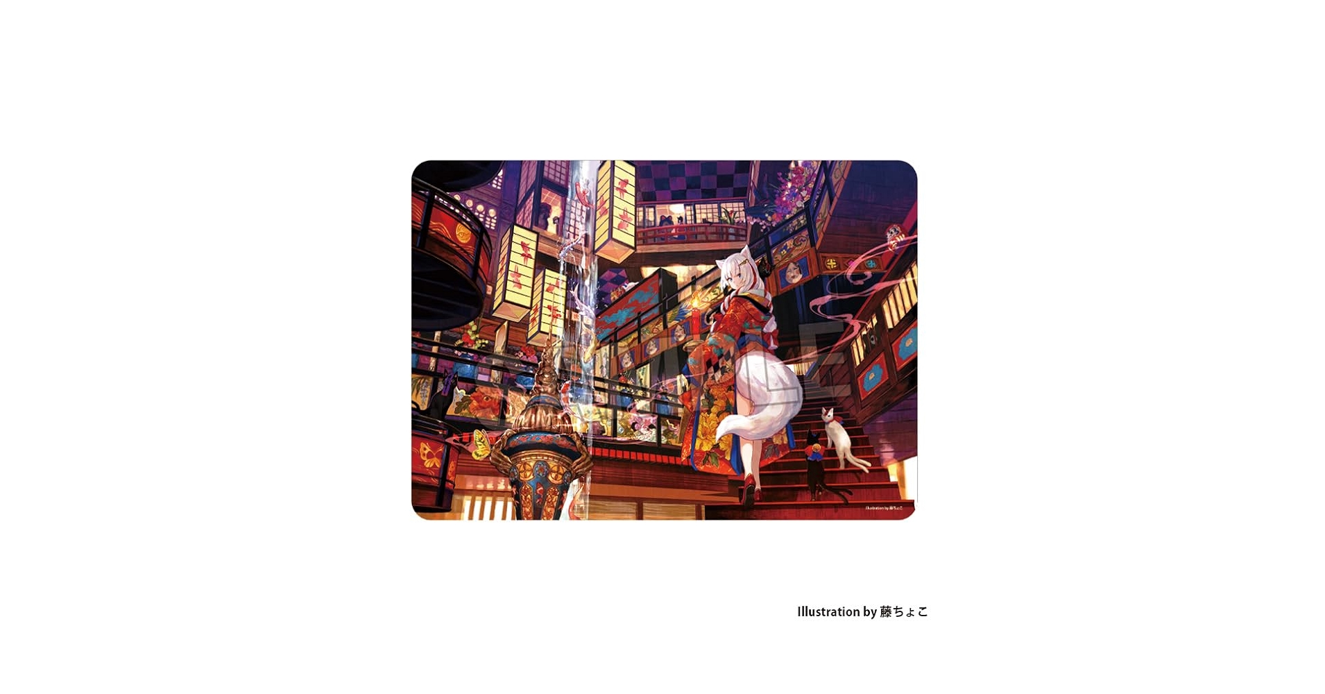 工画堂スタジオイラストレーターセレクション プレイマット　藤ちょこ　全4種 Playmat](USED) 工画堂スタジオイラストレーターセレクション