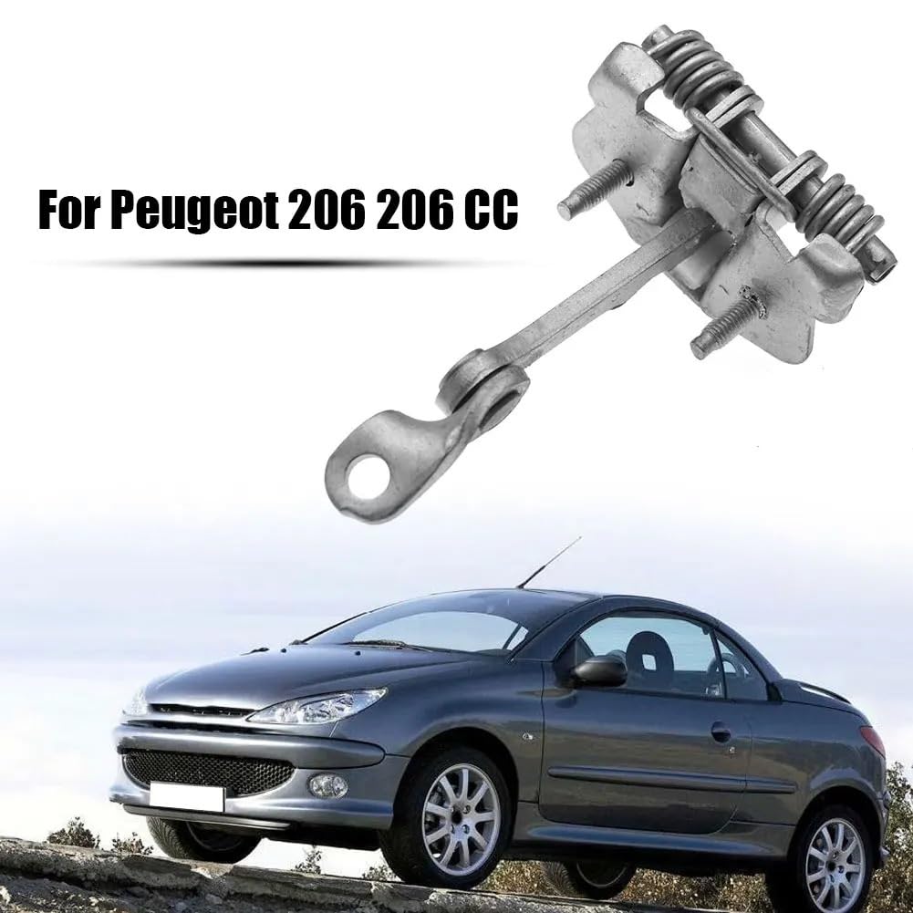 Zawias ramienia kontrolnego drzwi Dla Peugeot 206 CC 3DR 4DR 5DR | Ogranicznik zawiasu drzwi samochodu, lewy, prawy 9181C8 Metalowy pasek kontrolny ogranicznika drzwi