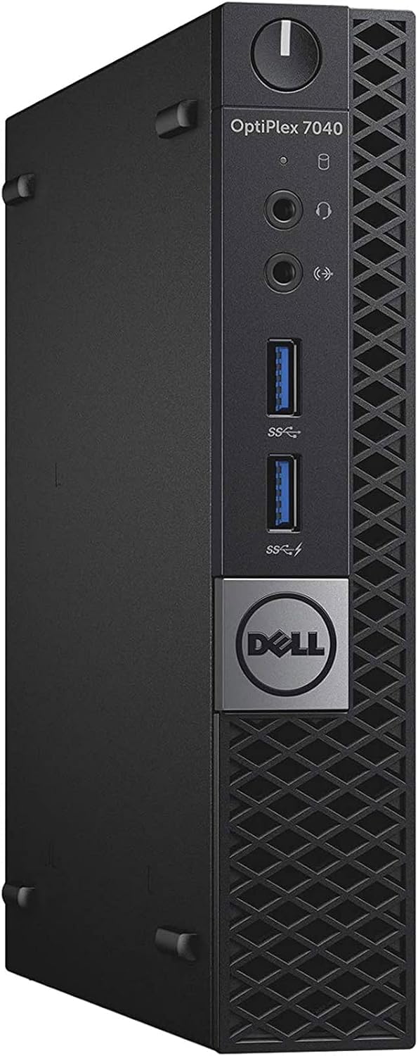 Dell Optiplex 7040 Mini ordinateur de bureau Intel Core i5-6400T RAM 8 Go DDR4 SSD 240 Go USB 3.0 HDMI Windows 11 Pro (reconditionné) (sans périphériques)