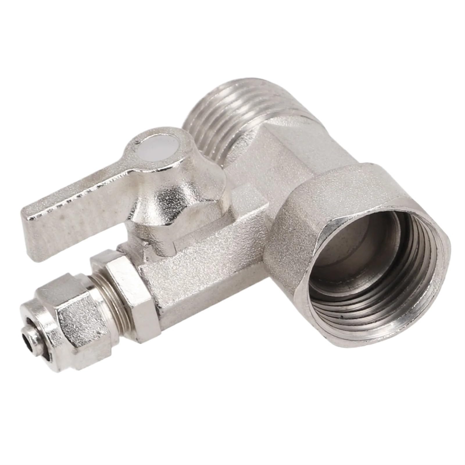 Connecteur de robinet d'eau durable avec vanne à 3 voies en alliage robuste