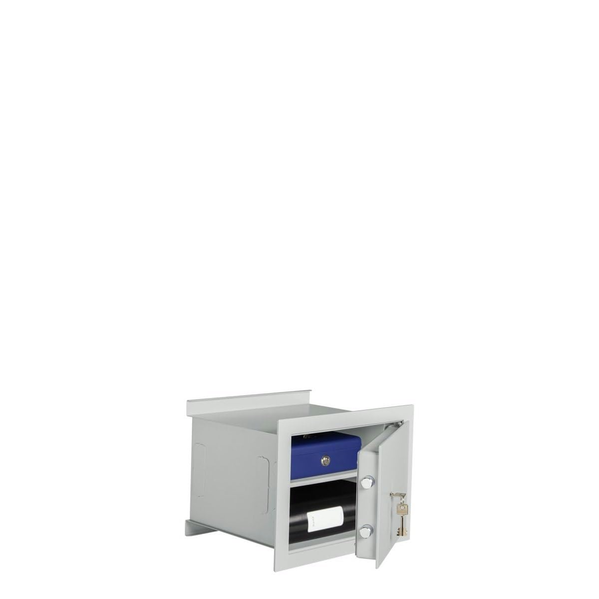 Burg Wächter CW 5 350 S Caja Fuerte de Empotrar con Doble Cierre, Plateado