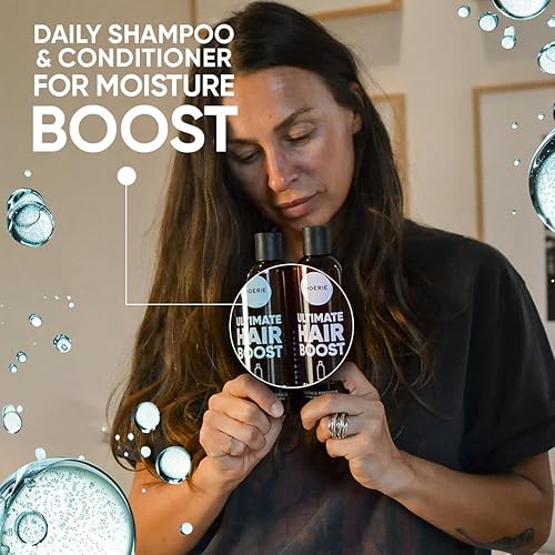 Miniatura 6 de Moerie Ultimate Hair Growth - Juego de champú y acondicionador para el crecimiento del cabello, cabello más largo, grueso, más completo, vegano,