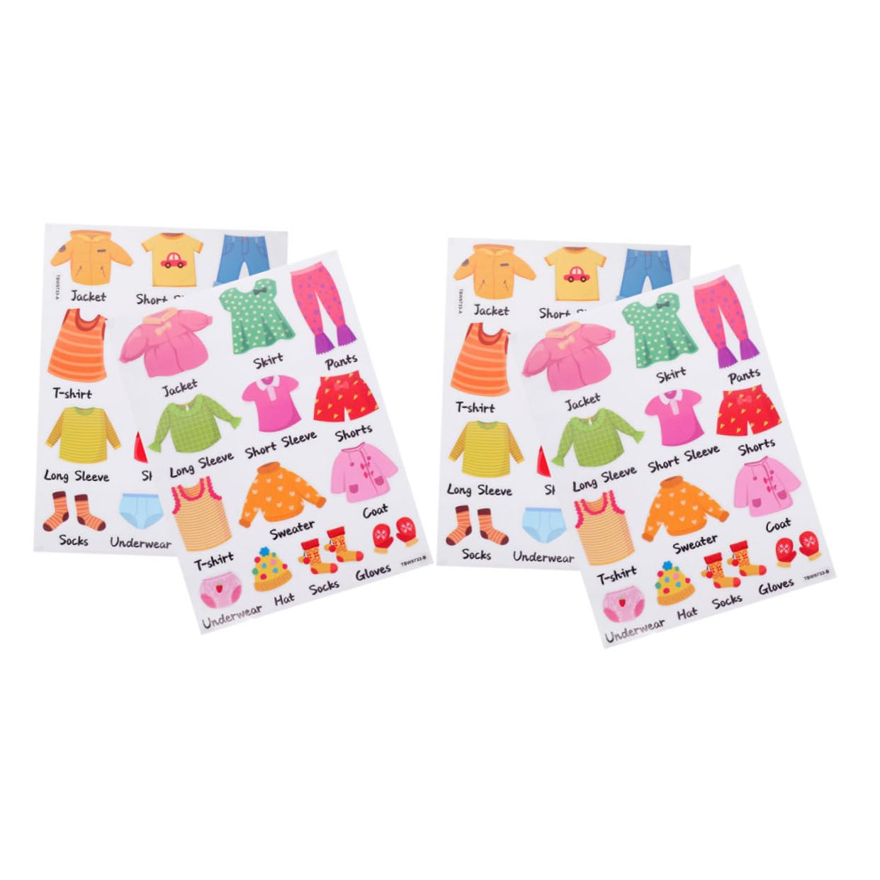 ifundom 8sets Adesivi Per Classificazione Abbigliamento Di Decorazioni Per Armadio Etichette Per Organizzazione Vestiti Resistente e Facile Da Leggere Per Stanza e Nursery