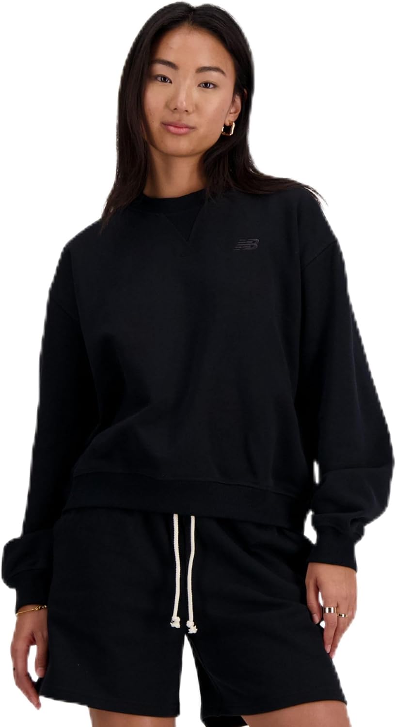 New Balance Womens Athletics French Terry Crew