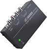 LiNKFOR Phono Preamplifier PP400 Phono Preamp Preamplifier with Certified Power Adapter Turntable Pre amp Metal Shell RCA Input and Output Phono Preamplifier for Turntable Pre Amps for Turntables