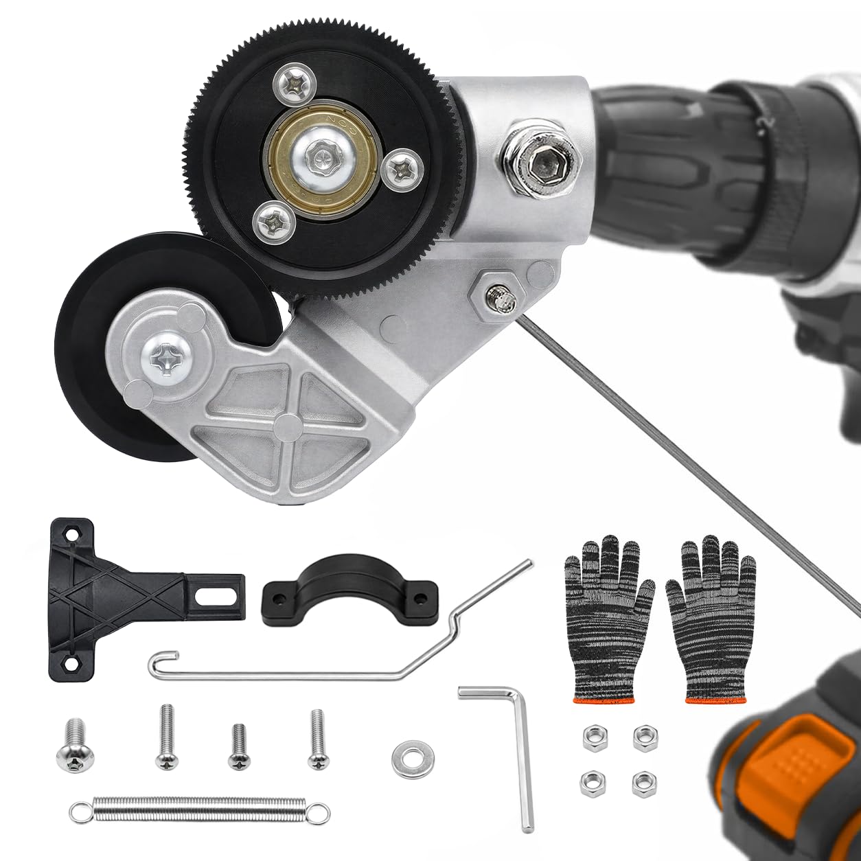 Sheet Metal Cutter for Drill, Nibbler Attachment with Reverse Function
