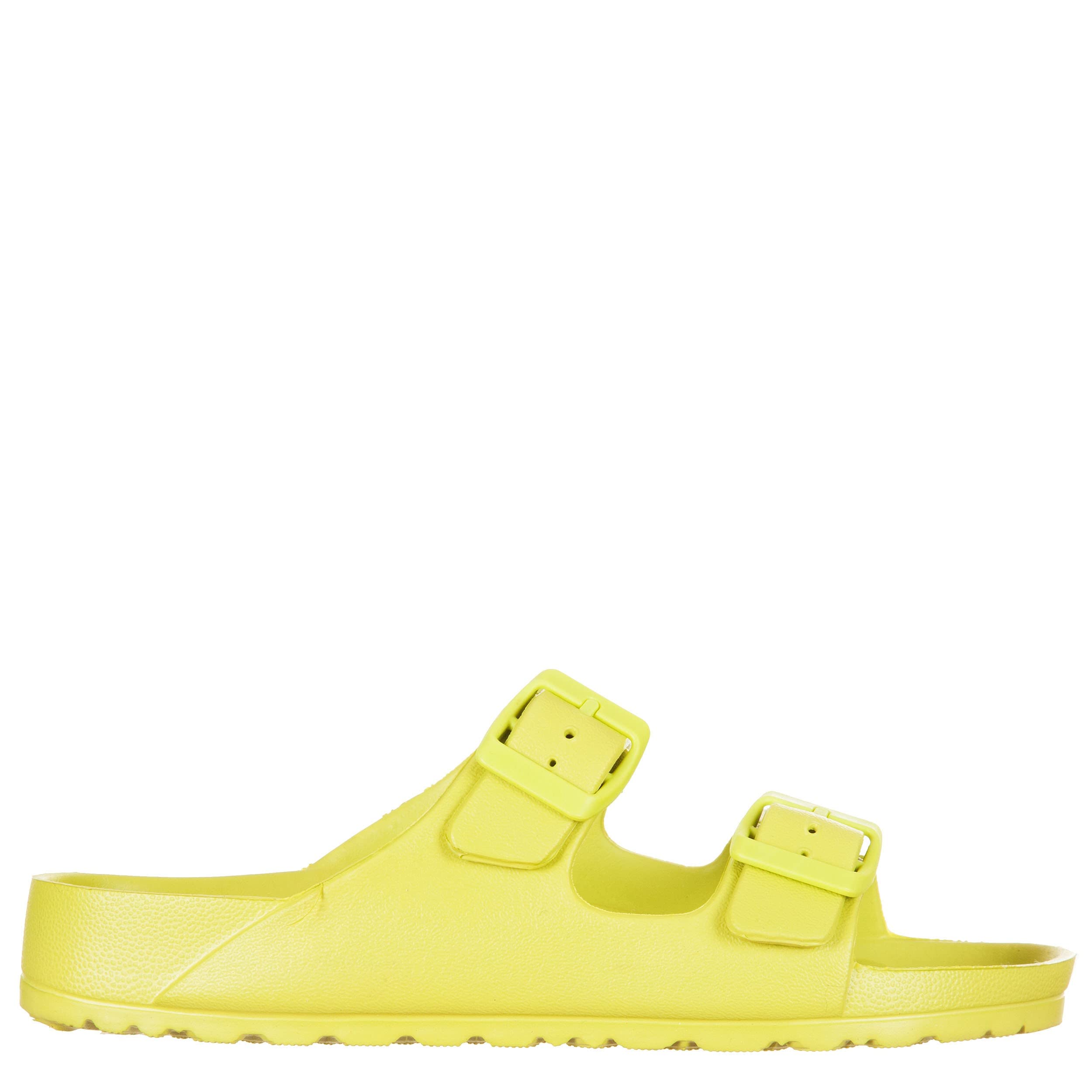 Chaussons Capri en caoutchouc EVA souple ajustable couleur citron vert