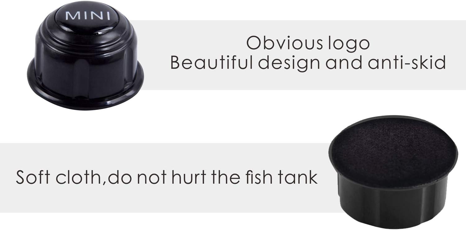Carefree Fish Mini Algae Scrapers Super Magnetic Cleaner Small Fish Tank Glass and Acrylic Aquarium Magenet Brush（3 Models）