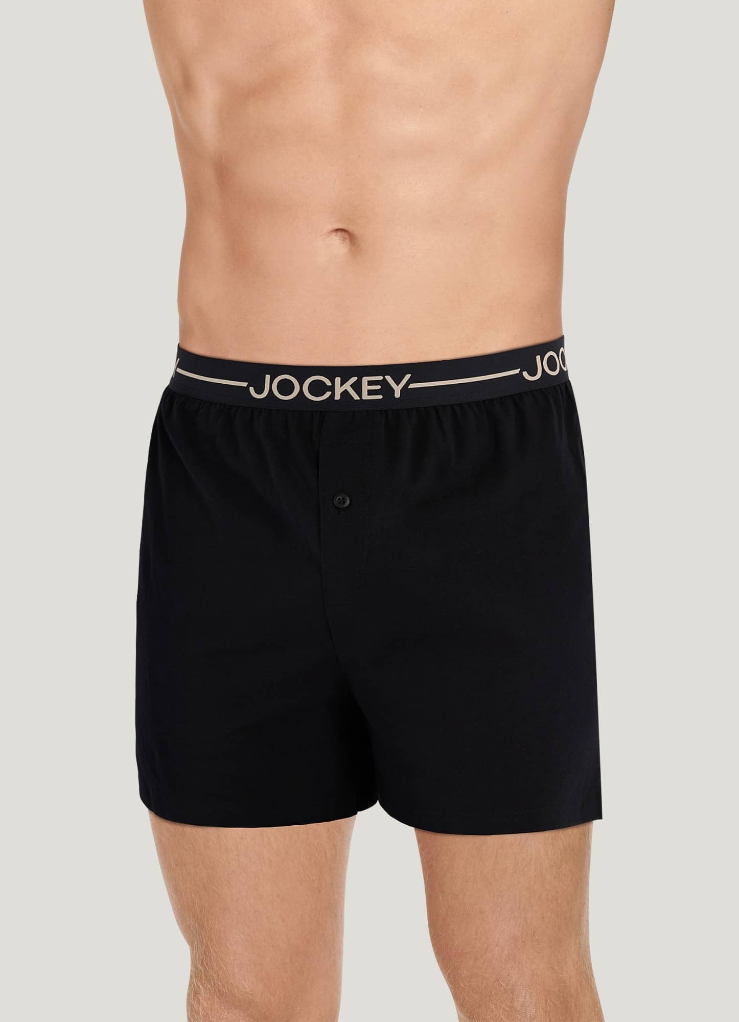 Jockey Boxer da uomo in cotone biologico elasticizzato 10,2 cm