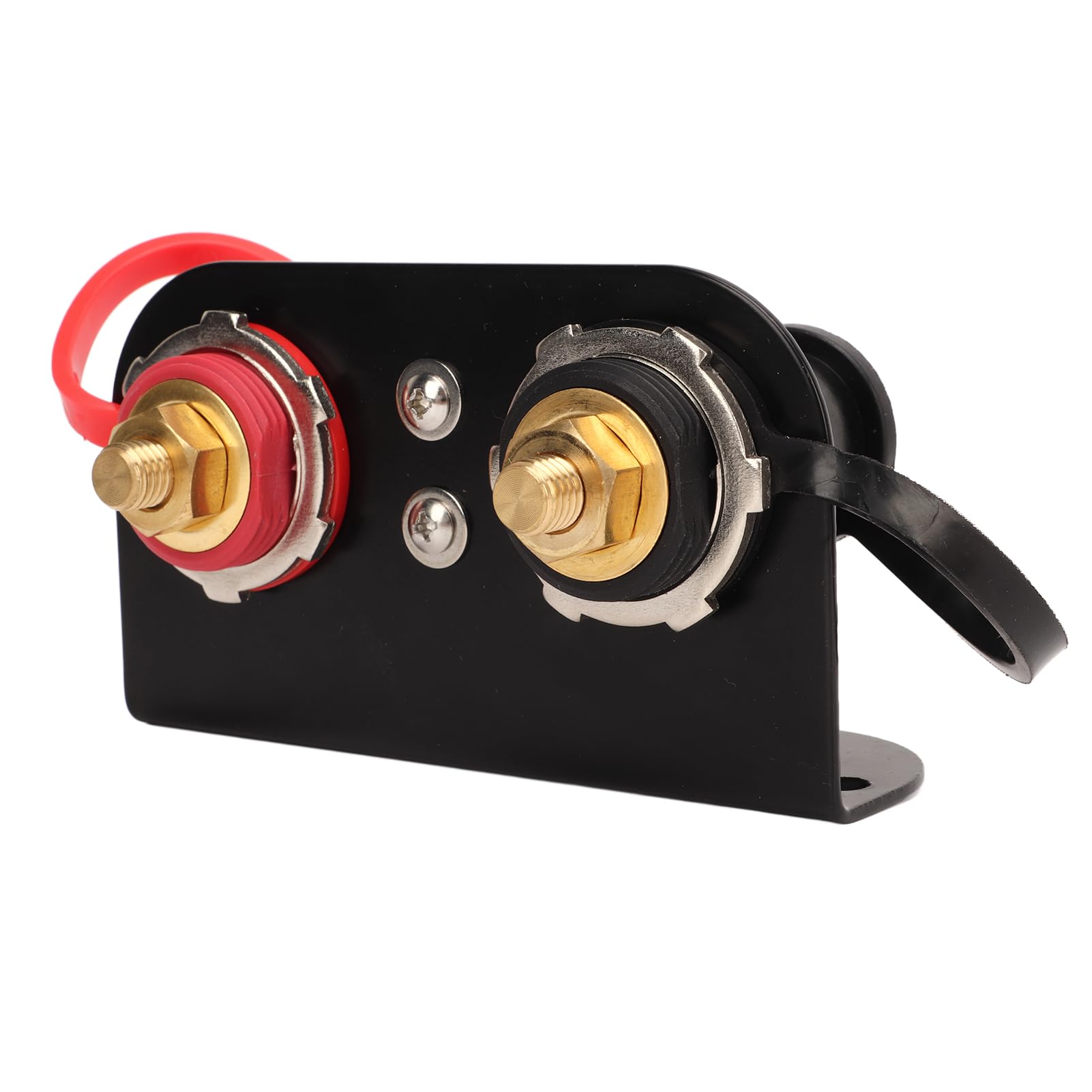 Bornes de Batterie à Distance, Kit de Relocalisation des Bornes de Batterie, Installation Simple, conductivité Supérieure, 2 Couvercles pour Tondeuse, Bateau, UTV, ATV, Voiture,
