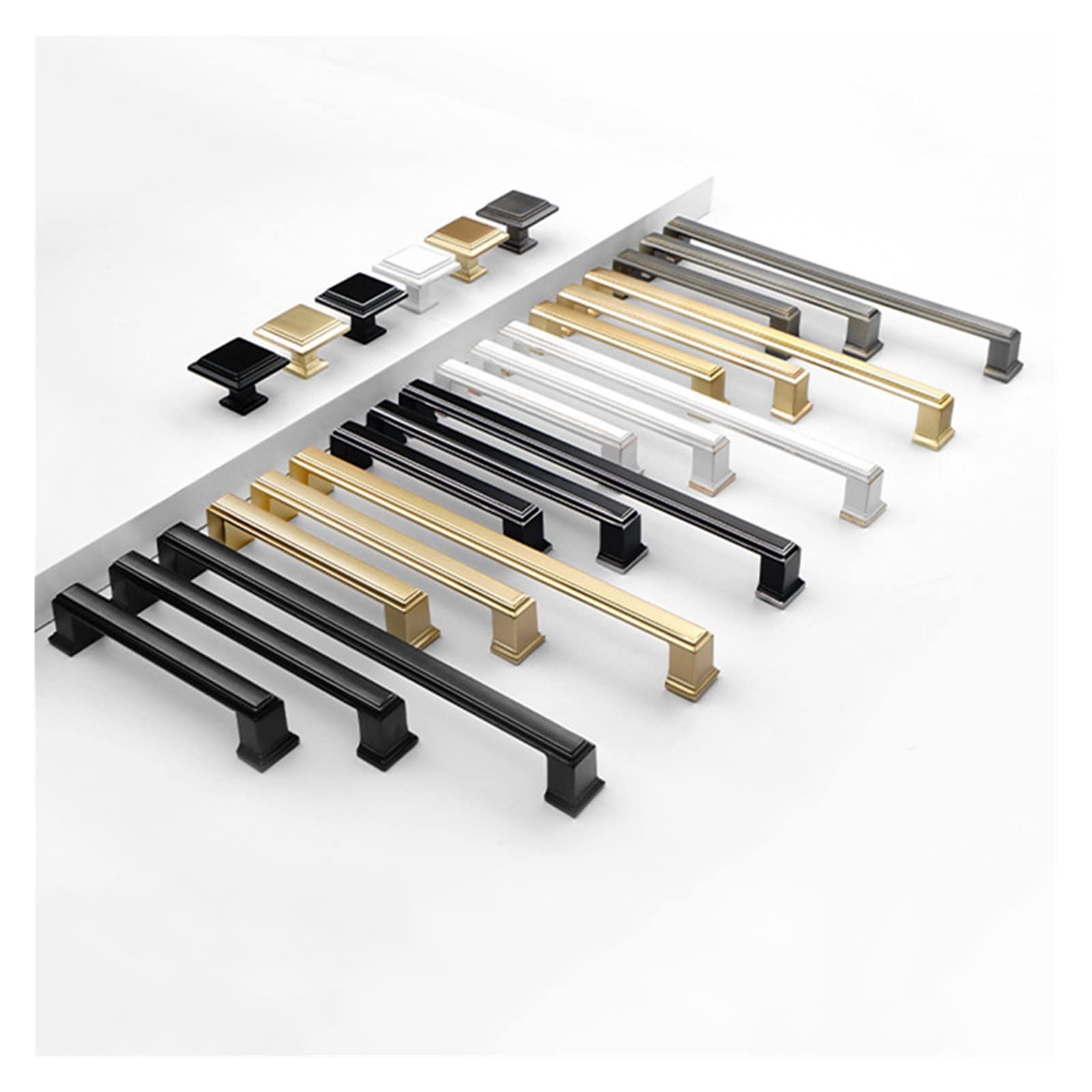 Poignée de cuisine en alliage d'aluminium : quincaillerie fine de finition