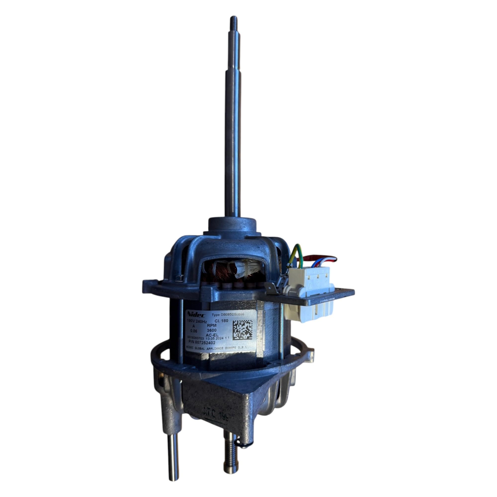 MDS Ersatzteile Motor für AEG passend für Electrolux Zanker Zanussi Trockner 807252402 – Nidec DB085D50E00 Antriebsmotor für Wäschetrockner Trommelmotor Ersatzteil