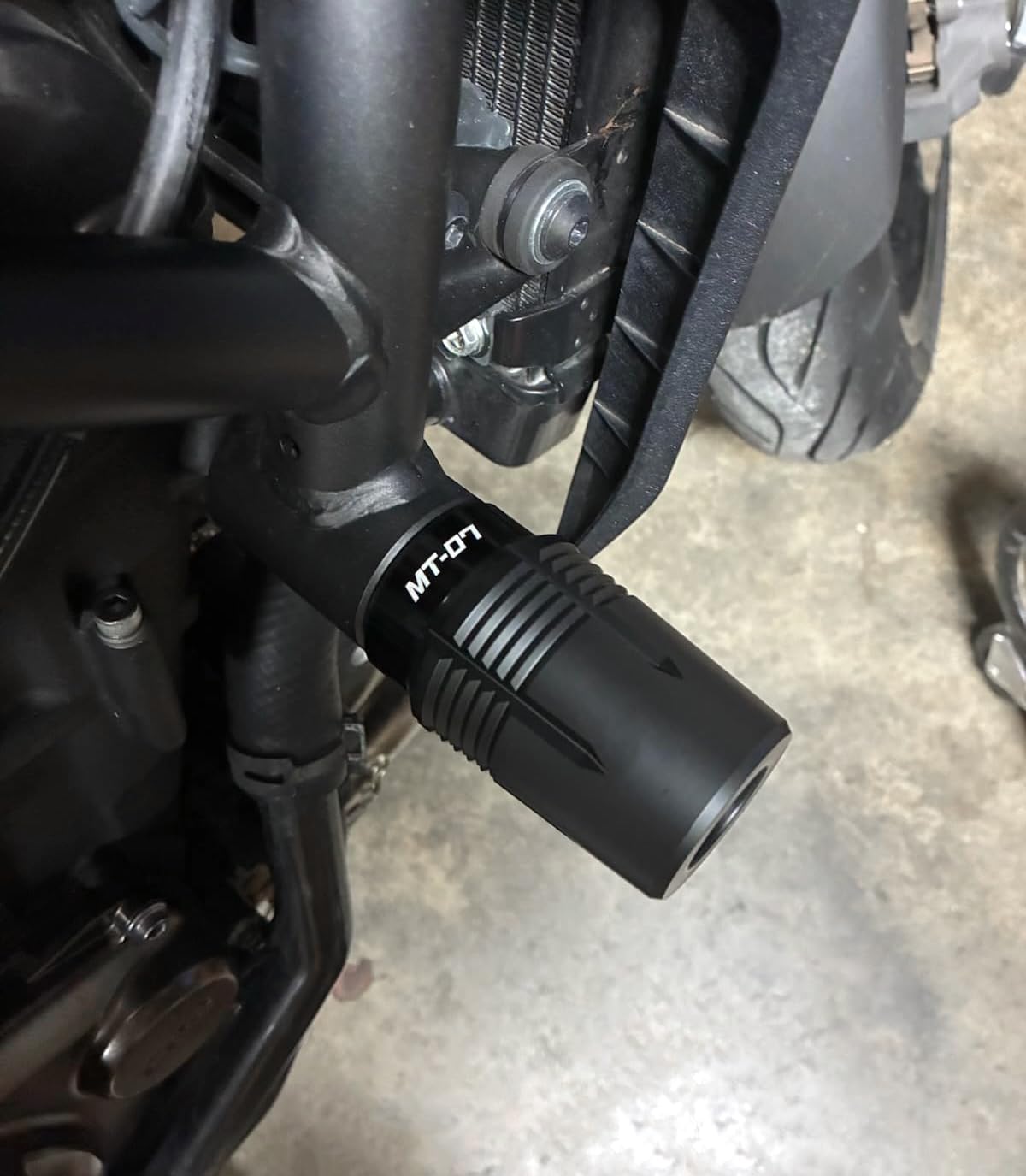 Sturzpads Rahmenschutz Fallschutz für MT07 FZ07 MT-07 Tracer 700 2014-2026 Schwarz