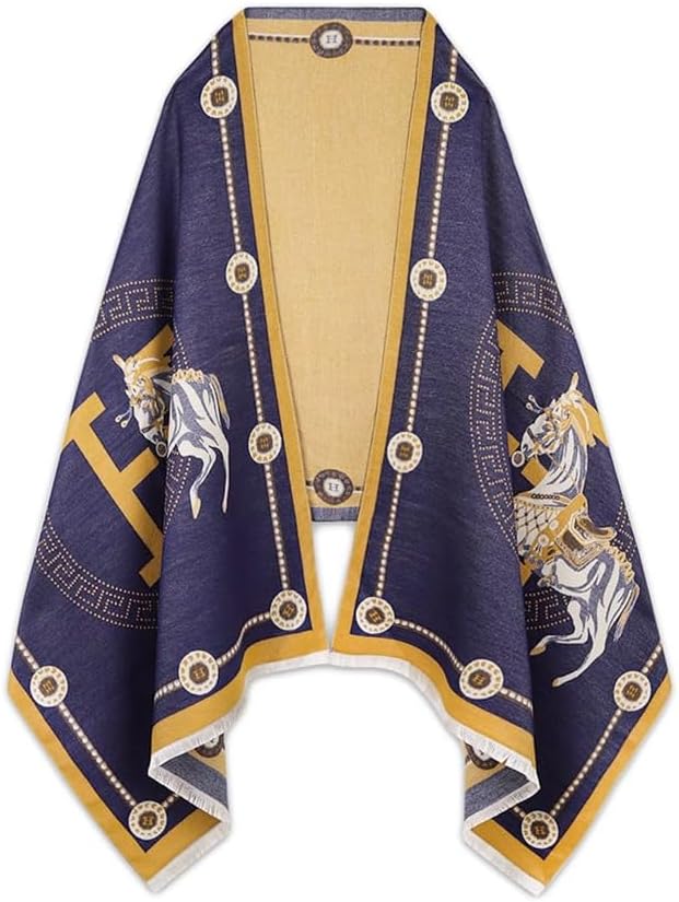 nratto Women's Reversible Pashmina Shawl Wrap for Women Big Scarf Holiday Gifts