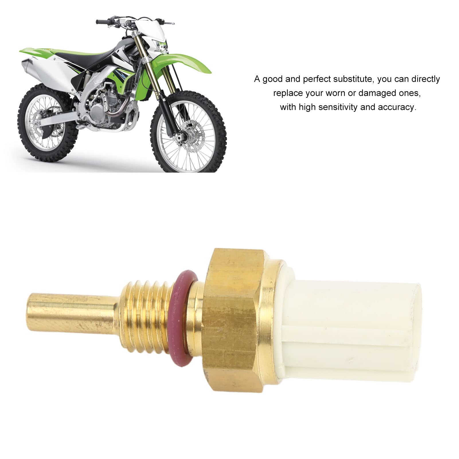 Sensore di Temperatura Dell'acqua del Liquido di Raffreddamento in Ottone 21176‑0009 per KFX450R KSF450B KSF450B 2008‑2014