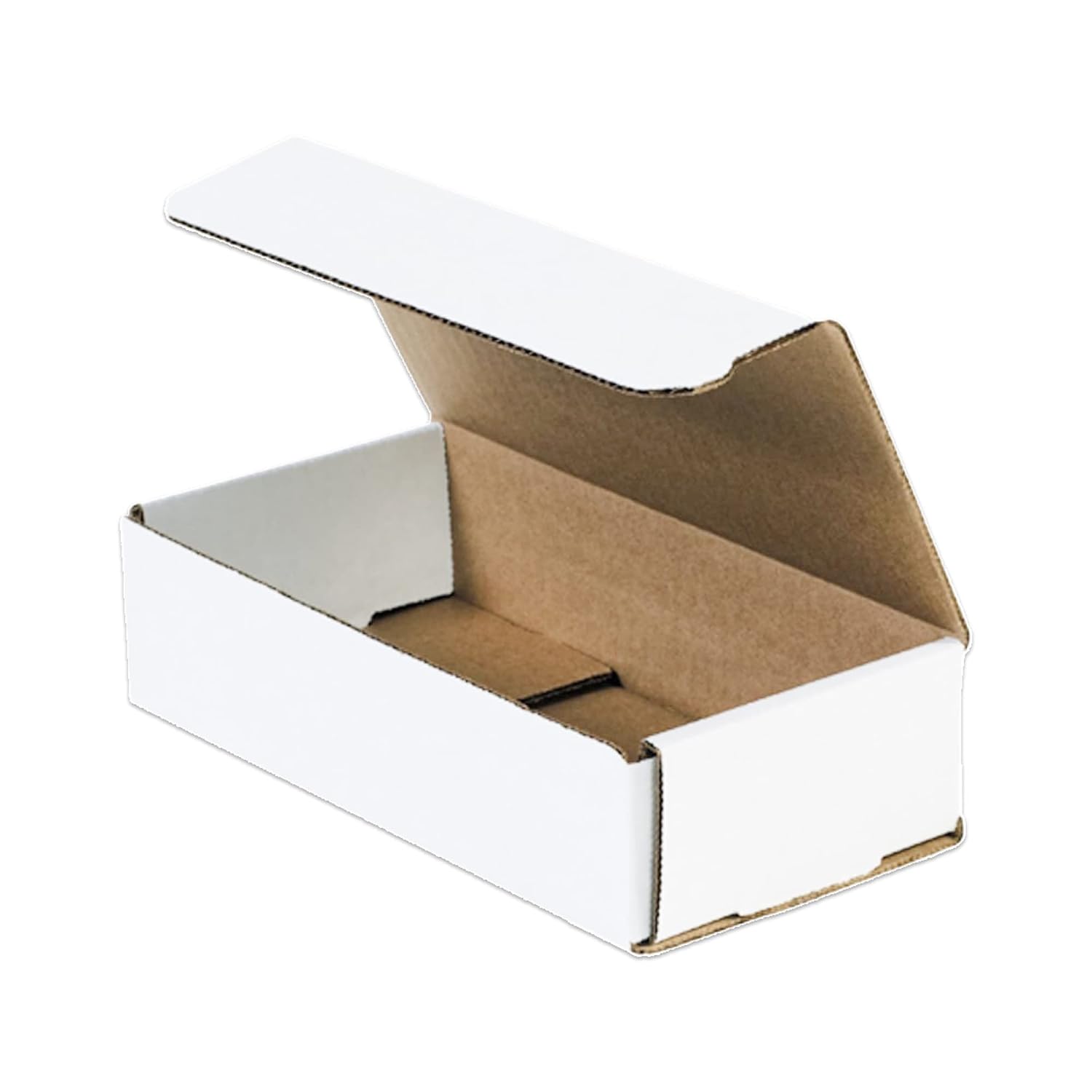 BOX USA Mailer Boxes Small 8"L x 4"W x 2"H 50-Pack - Corrugated Cardboard Box for Shipping, Moving, Mailing, Packing, Packaging and Storage