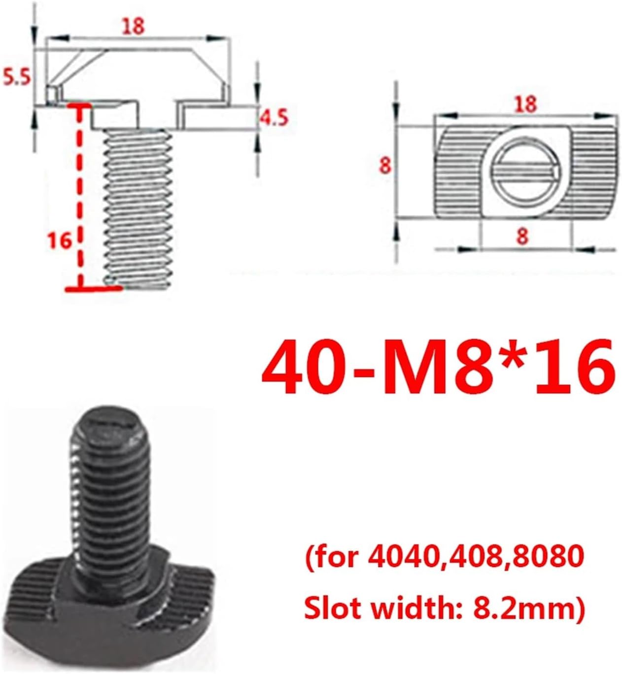Carbon Steel Hexagonal Nut, Stainless Steel Nut,50pcs/lot Black M5 M6 M8 T Bolt Screws for 20 30 40 45 Aluminum Profile,50pcs M5 M6 M8 Hex Flange Nuts Optional(45 8x25)