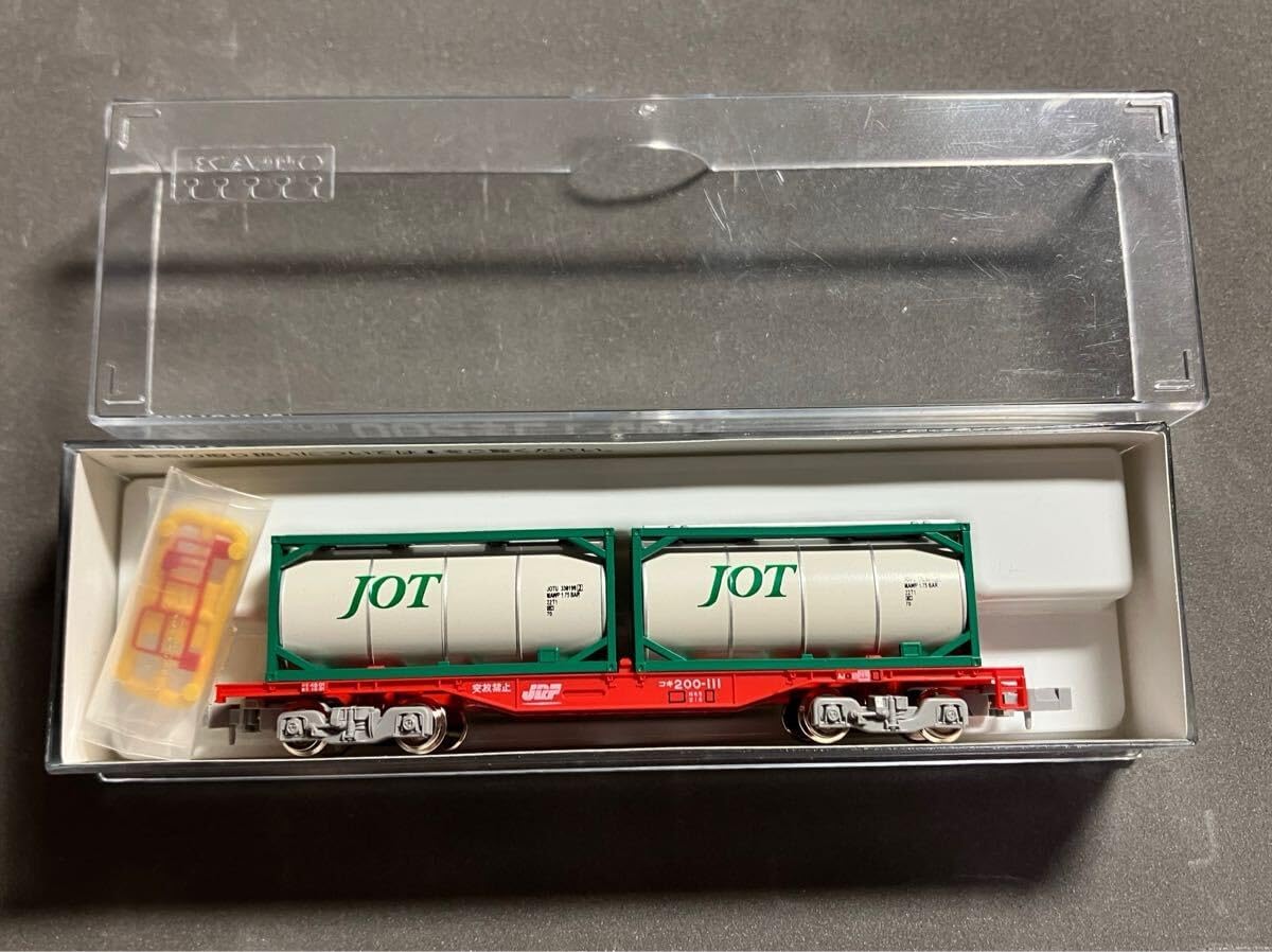 KATO 8042-1 コキ200形 KATO カトー 8042-1 コキ200 ISOタンクコンテナ積載