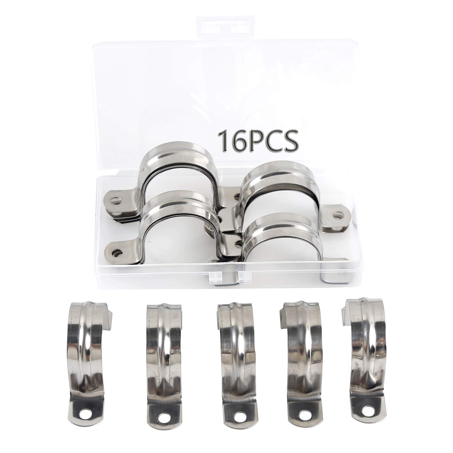 See full amazon price history chart for 32mm 304 Stainless Steel Pipe Clip Pipe Strap Clamp metal pipe straps Saddle Clip Pipe Strap Clips Fastener two hole Tube Strap Tension Clips 16pcs 32mm 304 Stainless Steel Pipe Clip Pipe Strap Clamp metal pipe straps Saddle Clip Pipe Strap Clips Fastener two hole Tube Strap Tension Clips 16pcs (B07FDQHH1R) Amazon Price History, Amazon Price Tracker