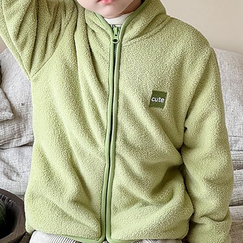 2024 Winter Fleece Jacket Coat Boys Girls Fall And Winter New Pellet Cardigan Stand Up Collar Jacket Christmas Coat2