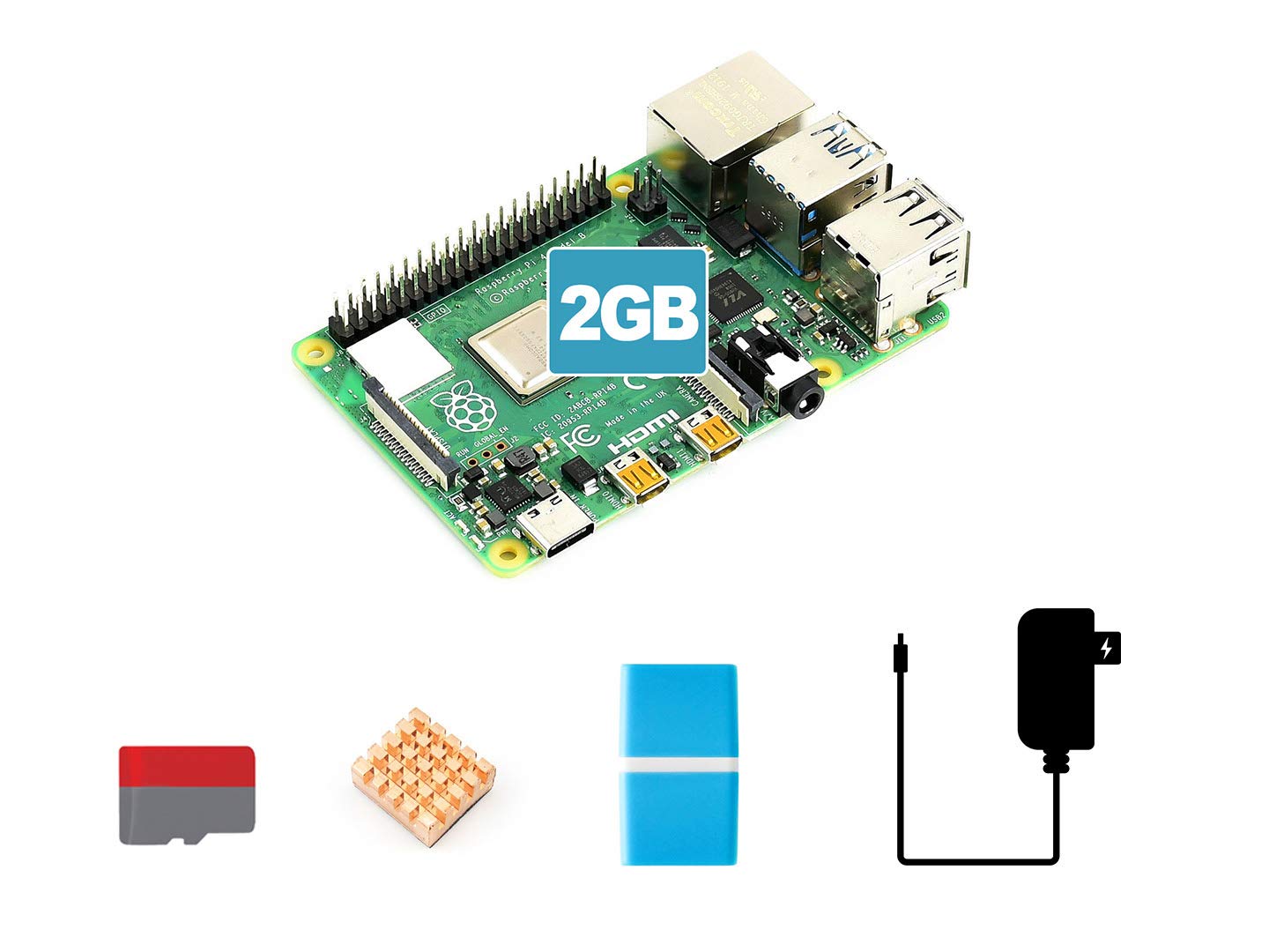 Amazon.com: Waveshare Starter Kit Compatible with Raspberry Pi 4