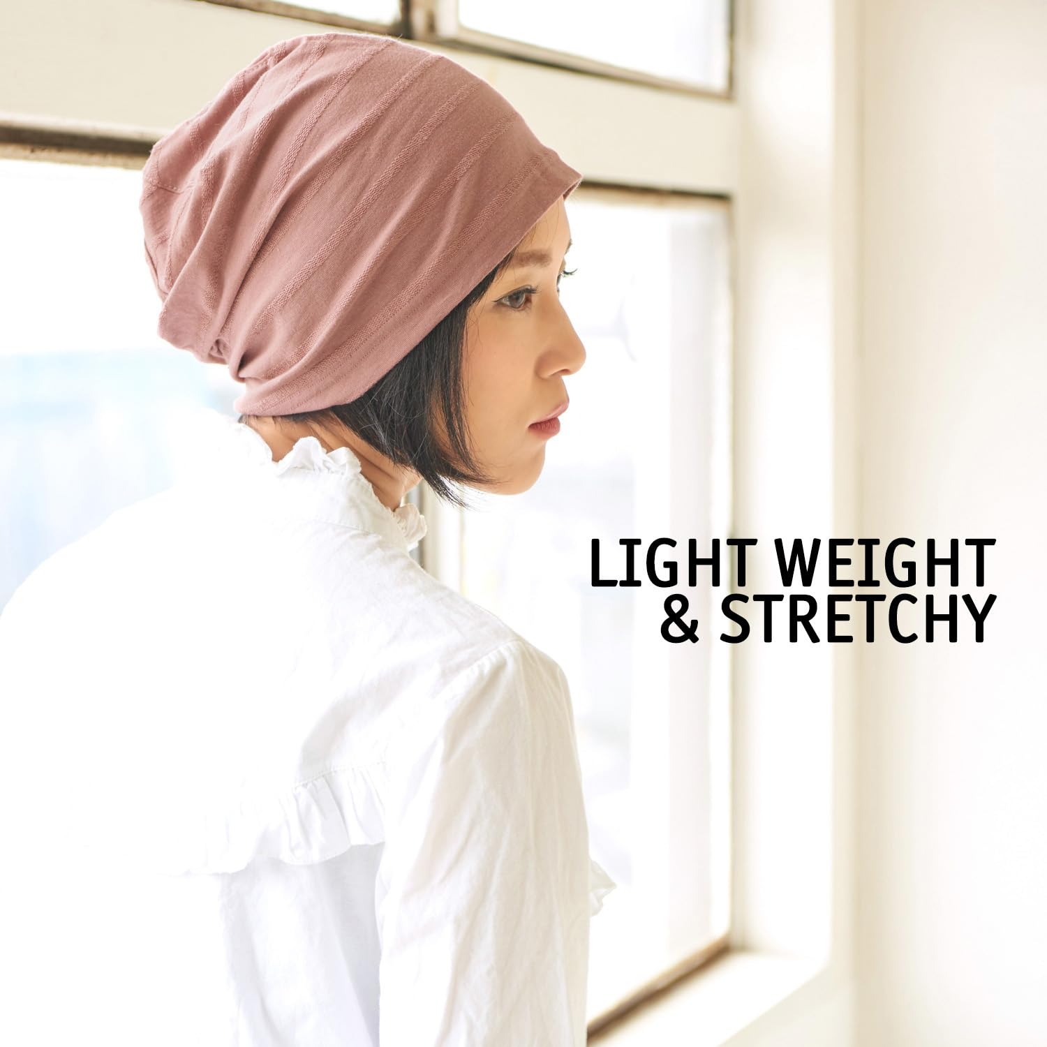 CHARM Mujer Hombre Gorro de Verano Ligeras - Sombrero Slouchy Beanie de 100% Algodón Oncologico Elastico