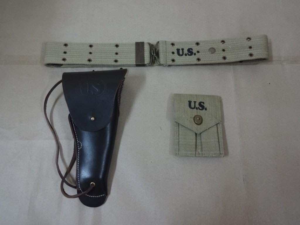 warreplica US .45 Model M1916 Holster, M1936 Belt and .45 Magazine Pouch - Reproduction