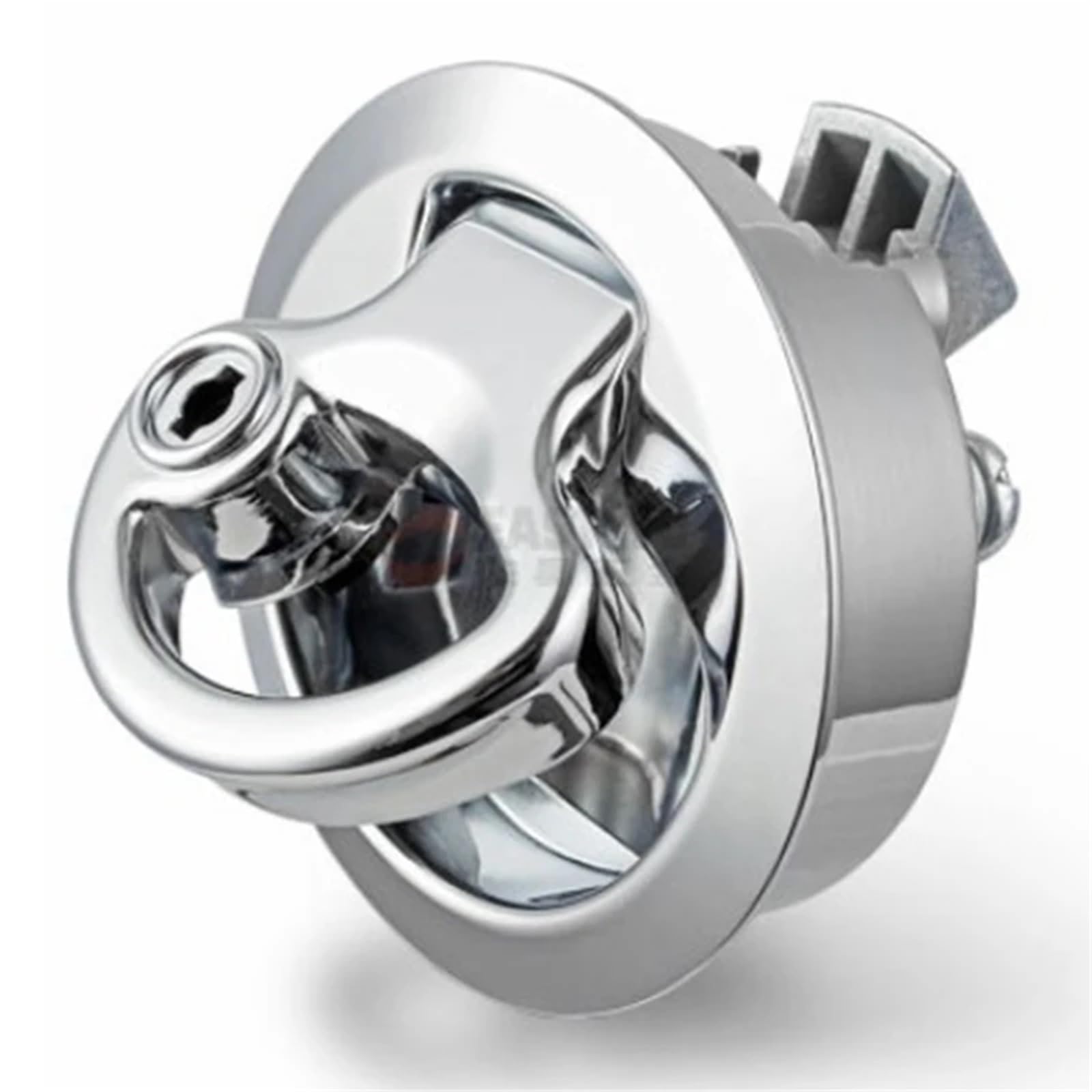 WPOIYHGBY XK246 Round Handle Pull Ring Cam Lock Marine Latch with Car and Ships 1Pcs(XK246-61XS)