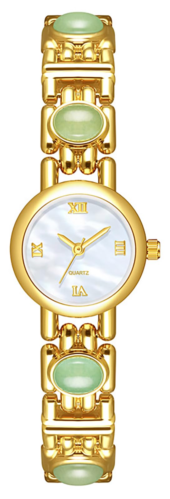 Orologio da polso da donna, vintage, alla moda, al quarzo, in acciaio inox, impermeabile