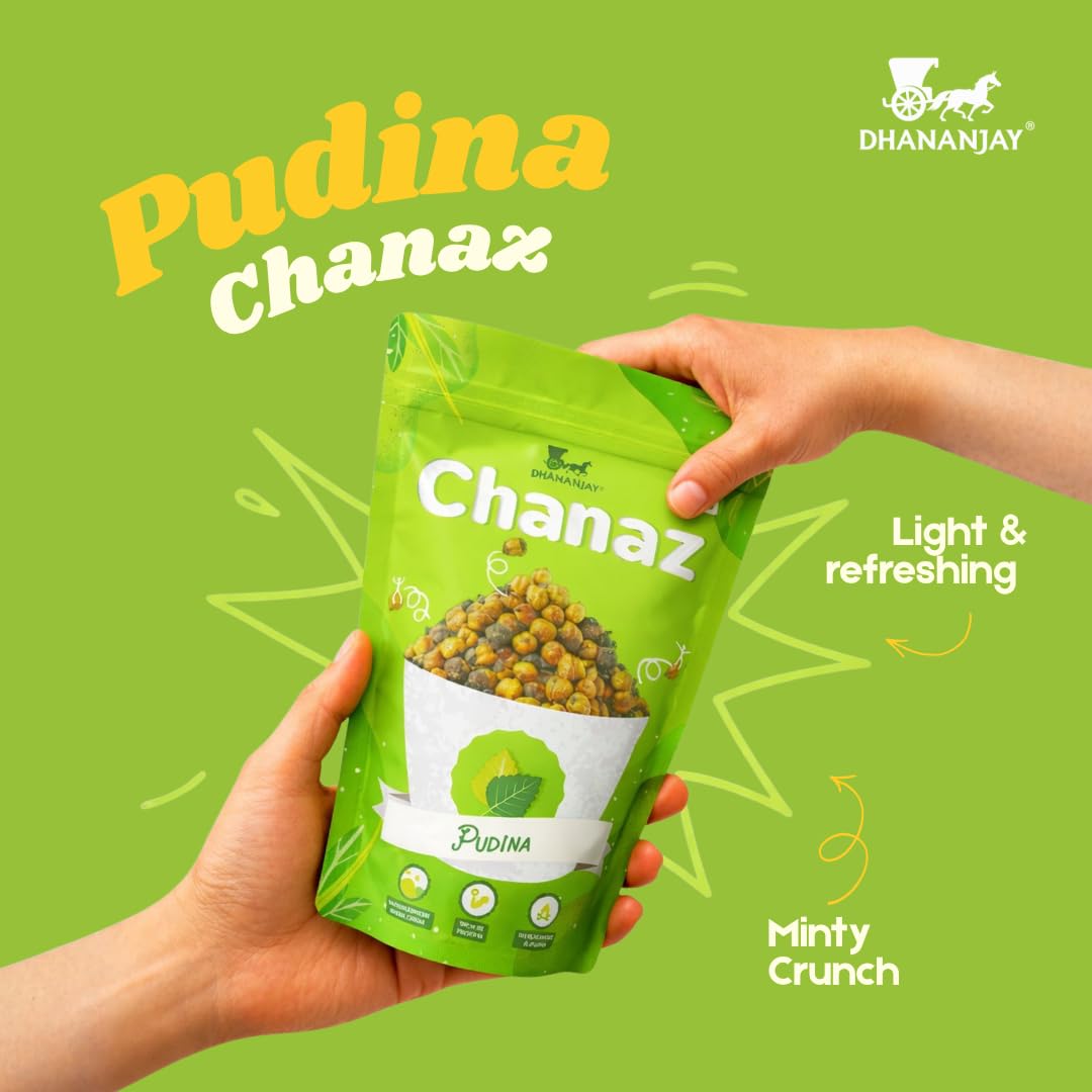 Dhananjay Pudina Flavoured Mahabaleshwar Chana (Chickpeas) | Pack