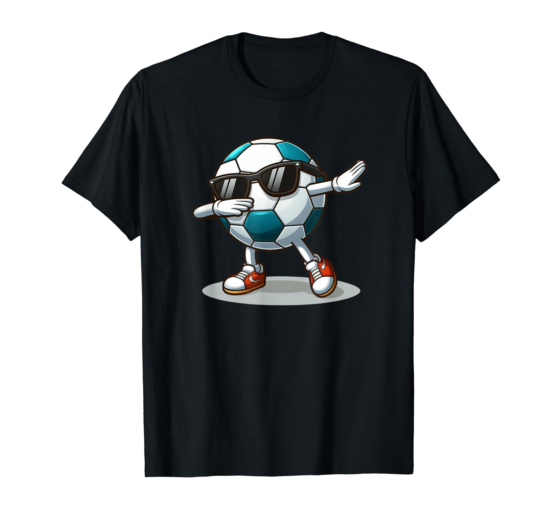 Dabbing Soccer Ball Tee Kids Boys Dab Dance T-Shirt
