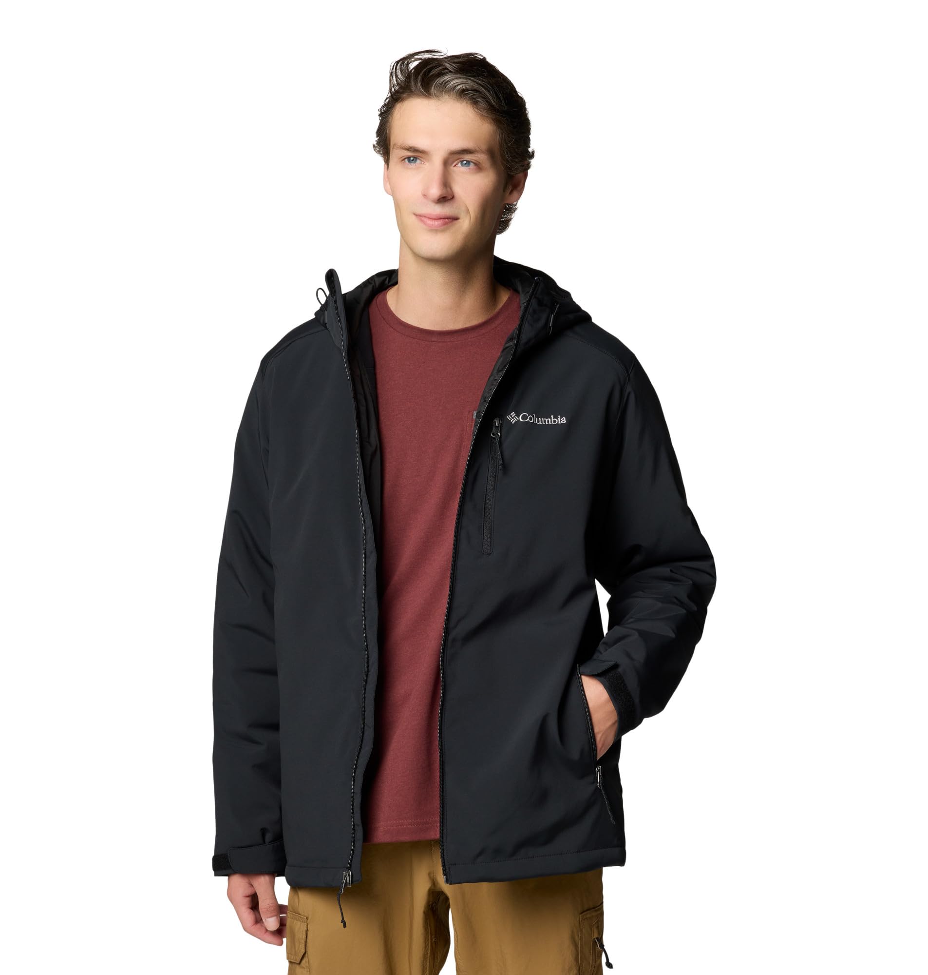 Columbia Gate Racer Softshell męska kurtka softshell, czarna, rozmiar L