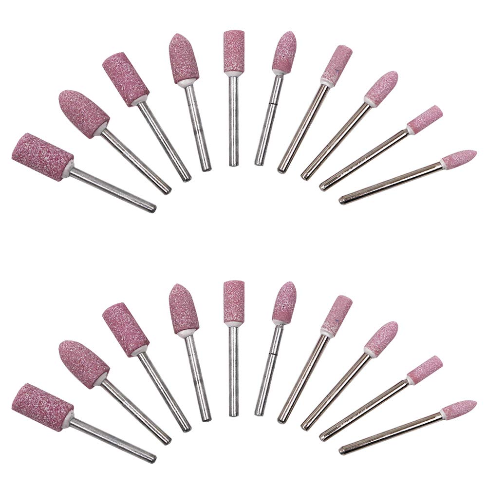 Buy HIPOGT 20PCS Polishing Buffing Wheels Grinding Stone Mounted Points