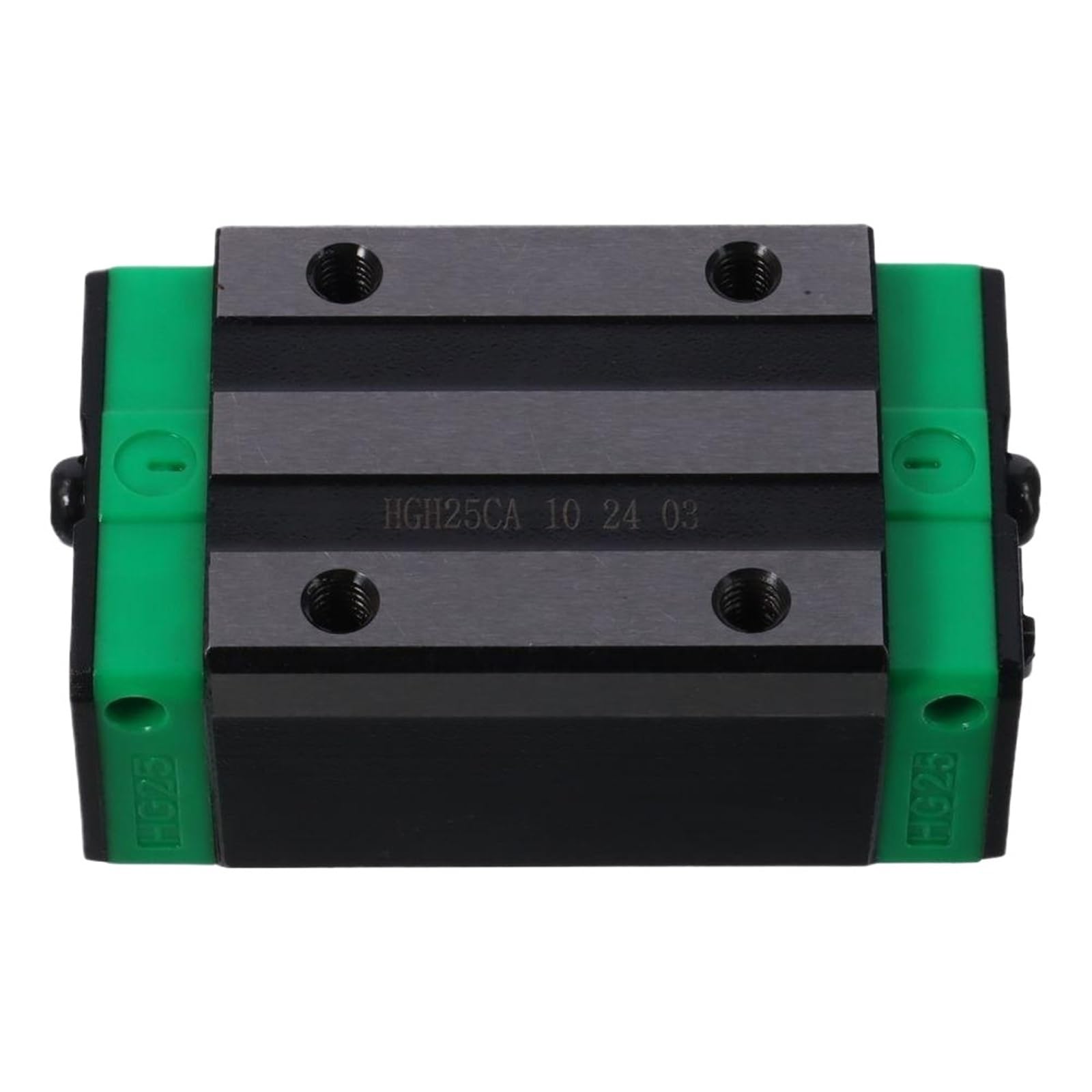 Deslizador de guía de movimiento lineal de metal Bloque deslizante lineal de acero for cojinetes, cuadrado, verde, HGH25CA, guías lineales, bloque deslizante for rieles, maquinaria automatizada, autom