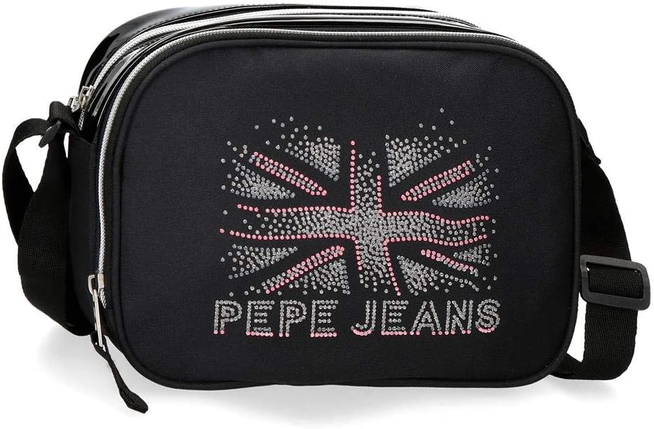 Pepe Jeans Ada Bandolera Negro 23x17x8 cms Poliéster