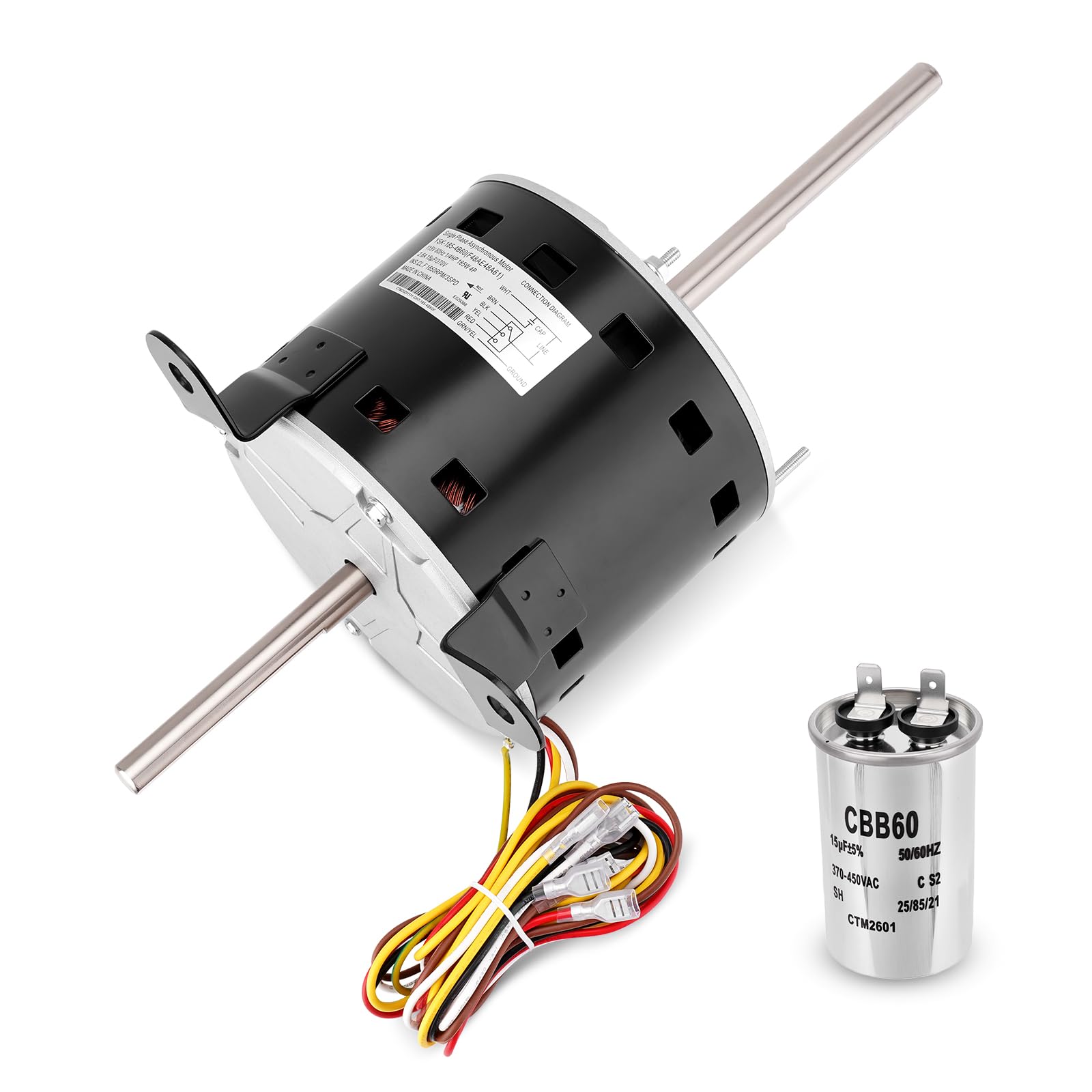 F48AE48A61 AC Fan Motor Compatible with Genteq 3314471.011 Fan