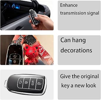2Pack Jaecoo 7 Key Fob Holder & Omoda 5 Key Cover Set | 360° TPU Car Key Cover | Military-Grade Protection | Ultra-Thin Design | Compatible with Chery Tiggo 7/8 Pro