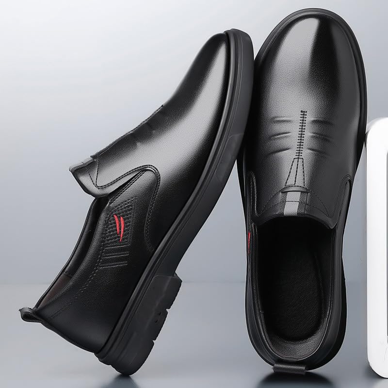 Business Work Formal Men's Loafers Anti-Slip and wear-Resistant, Lightweight and take Off.4