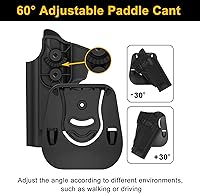 Vista 3 de HQDA OWB Holster for Beretta 92 92FS M9 M922