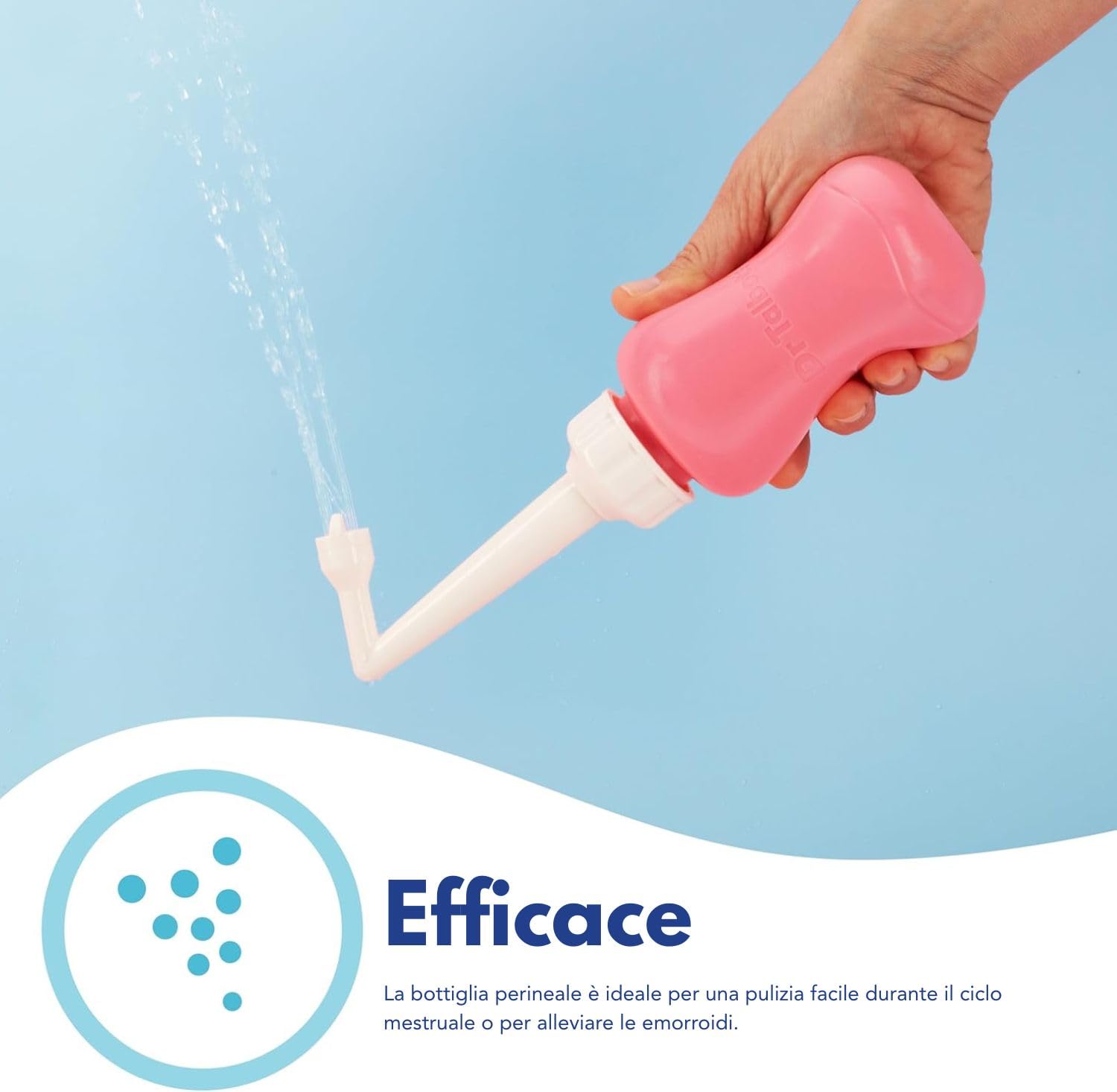 Nuby Dr. Talbot’s Mom Bidet Portatile Post-Parto 360ml | Silicone | Salute Materna | Con Borsa per la Conservazione