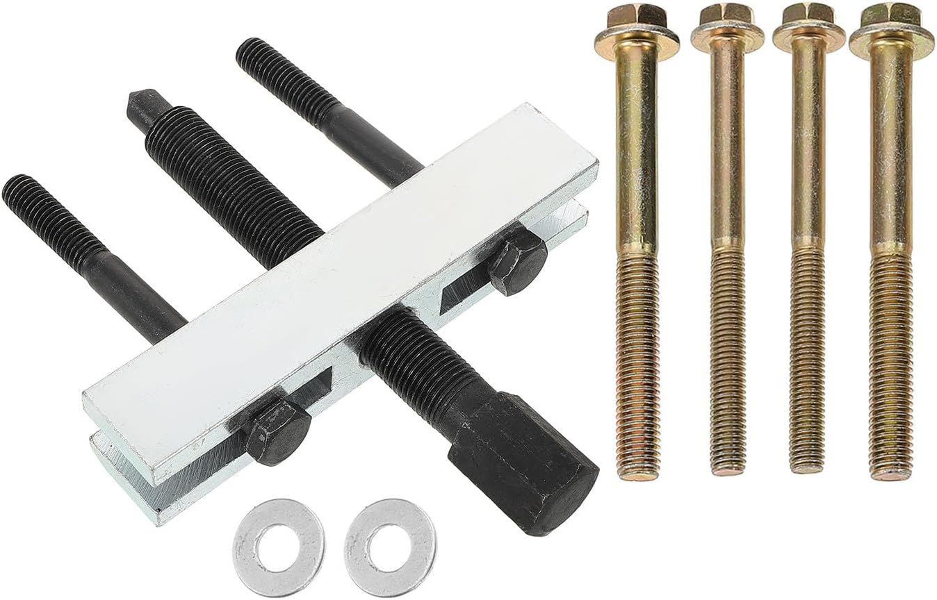 Uonlytech Heavy Duty Steel Crankshaft Pulley Puller Tool and Bearing Removal for Improving Productivity Sturdy Mechanical Puller for Auto Repair in Automotive Maintenance