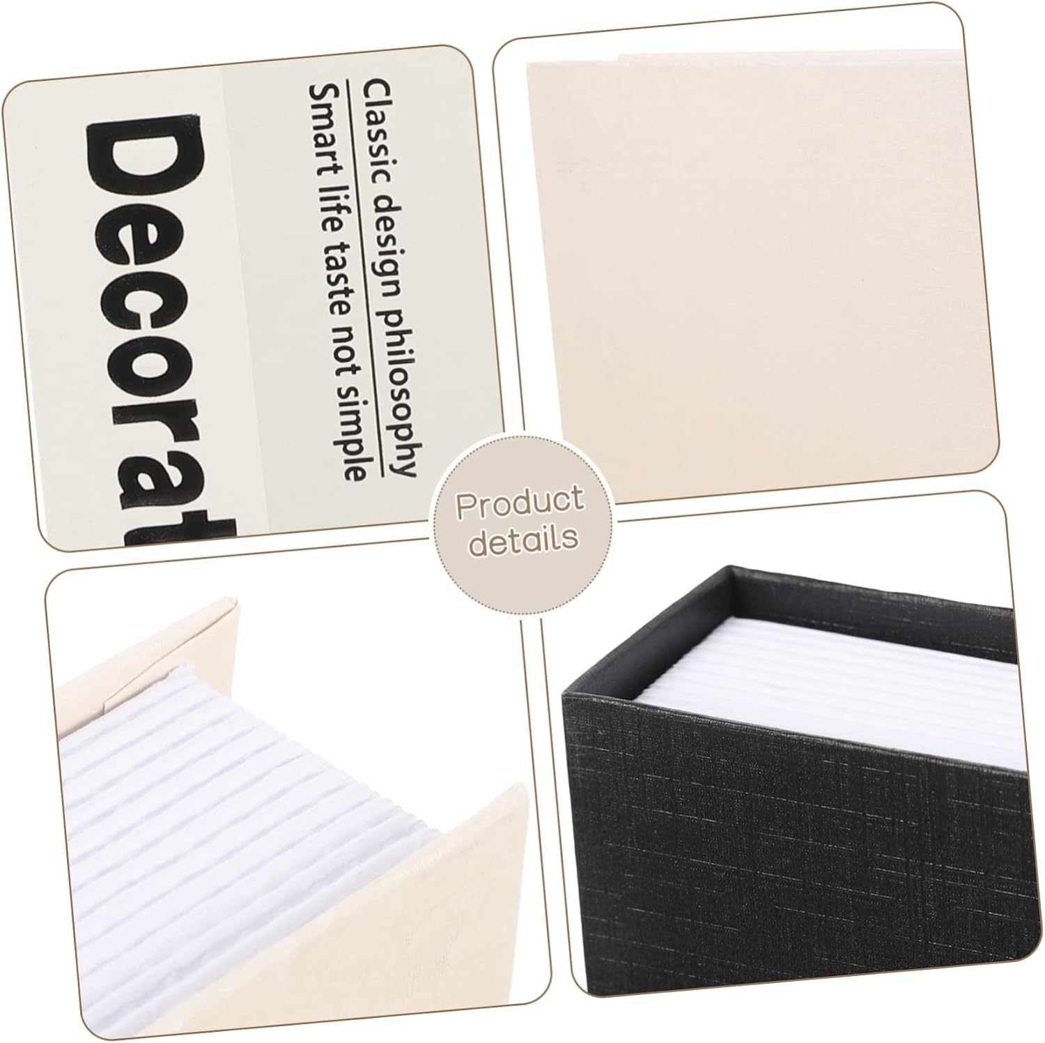 Zerodeko 3pcs Book Ornament Book Shelf Decor Aesthetic Fake Home Decor Display Prop Tabletop Ornament