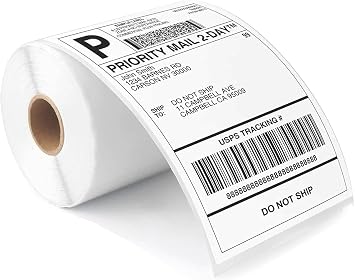 CEPRICO 4x 6 Direct Thermal Shipping Labels - 1 Roll 220 Labels/Roll