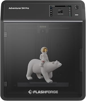 Flashforge Adventurer 5M Pro 3D Printer with Remote Monitoring with Camera Maximum 600 mm/s Fast Heating with Nozzle at 280°C Internal and External Air Circulation with Double Air Filtering