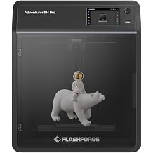 Flashforge Adventurer 5M Pro 3D Printer with Remote Monitoring with Camera Maximum 600 mm/s Fast Heating with Nozzle at 280 C Internal and External Air Circulation with Double Air Filtering