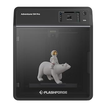 Flashforge Adventurer 5M Pro 3D Printers with High-speed Printing,Max 600mm/s, Rapid Heating with 280° Nozzle,Internal & External Circulation Dual Air Filtration,Achieve Smooth & Effortless Printing