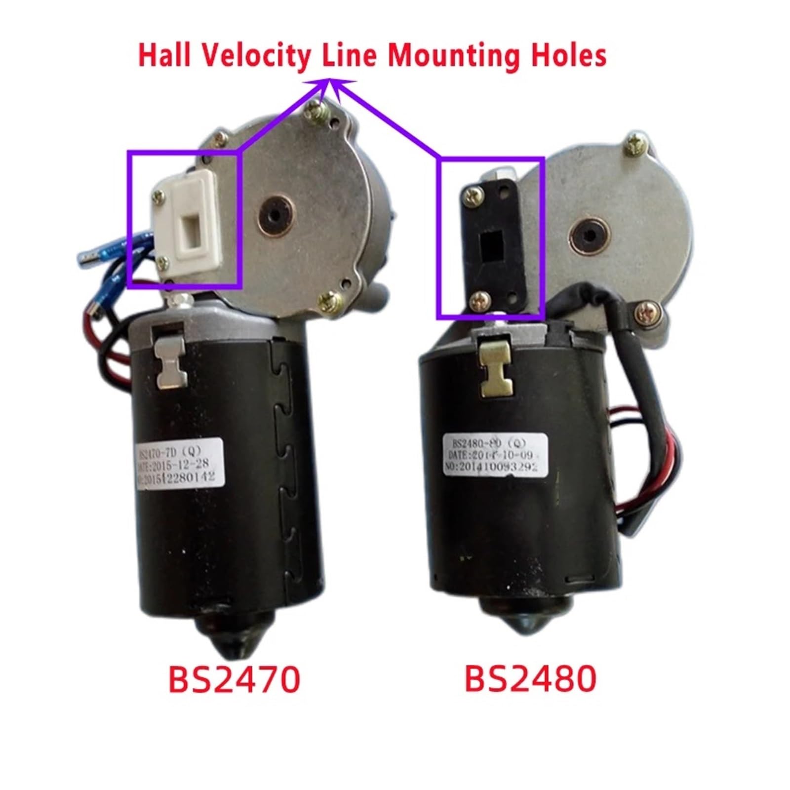1Pcs 24V DC Garage Door Motor Electronic Limit Garage Rolling Door Motor BS2470 BS2480(BS2470)