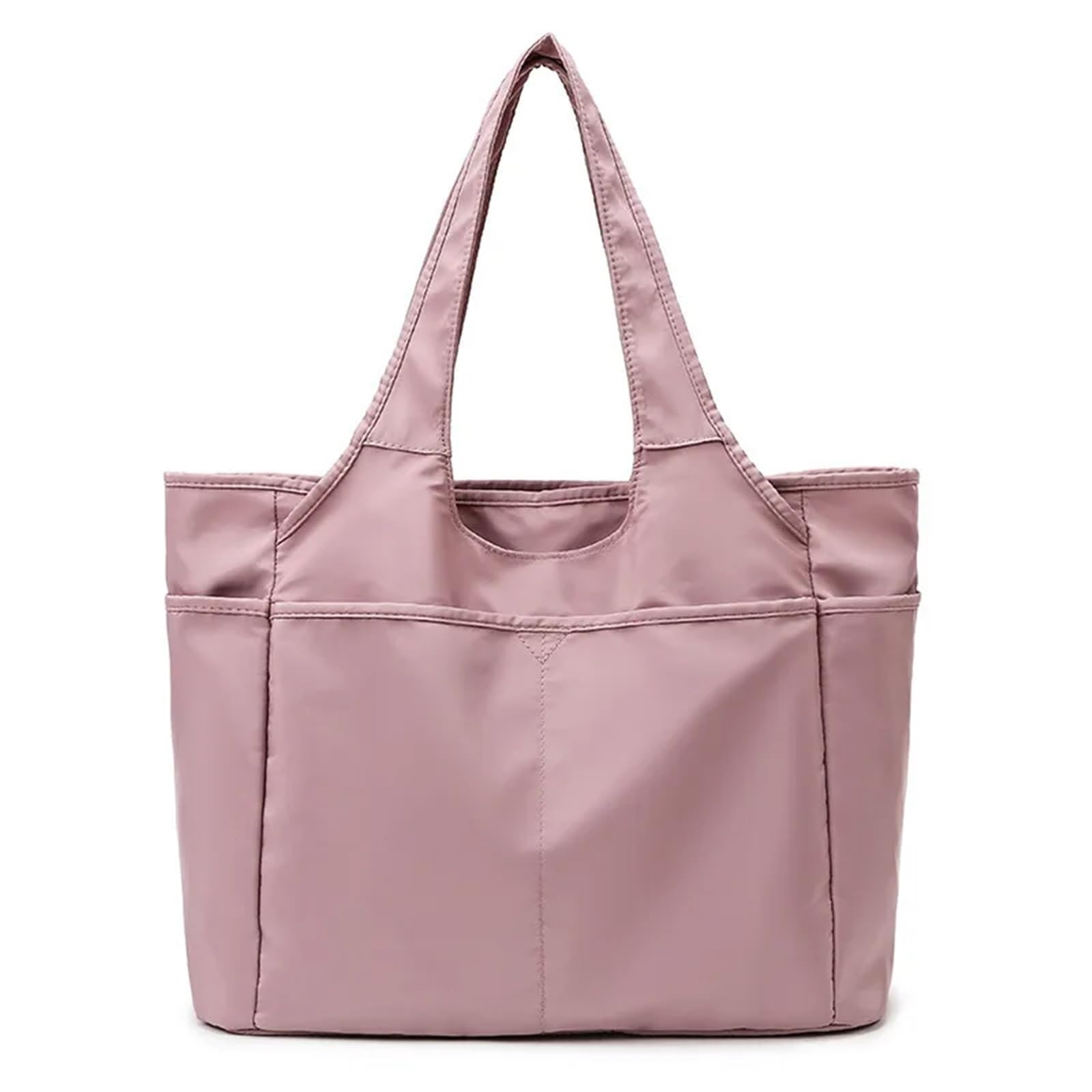 Sac fourre-Tout de Voyage for Femmes, Grande capacité, Sac à Main à bandoulière Unique, Oxford, Yoga, Danse, Gym, Fitness(Pink)