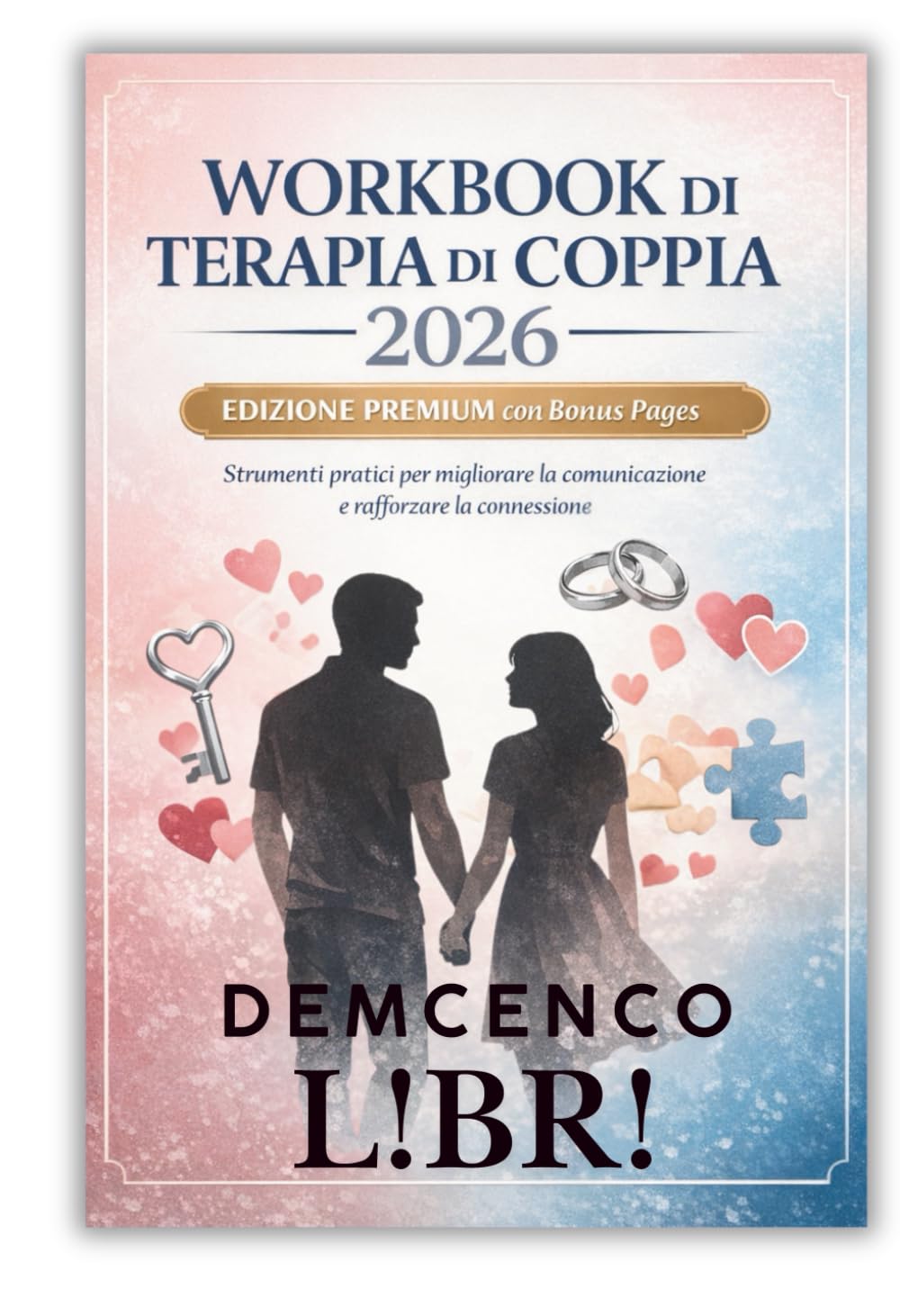 Workbook di Terapia di Coppia 2026 – Edizione Premium: Esercizi pratici, comunicazione consapevole e strumenti terapeutici per rafforzare la relazione, ricostruire fiducia e ritrovare connessione