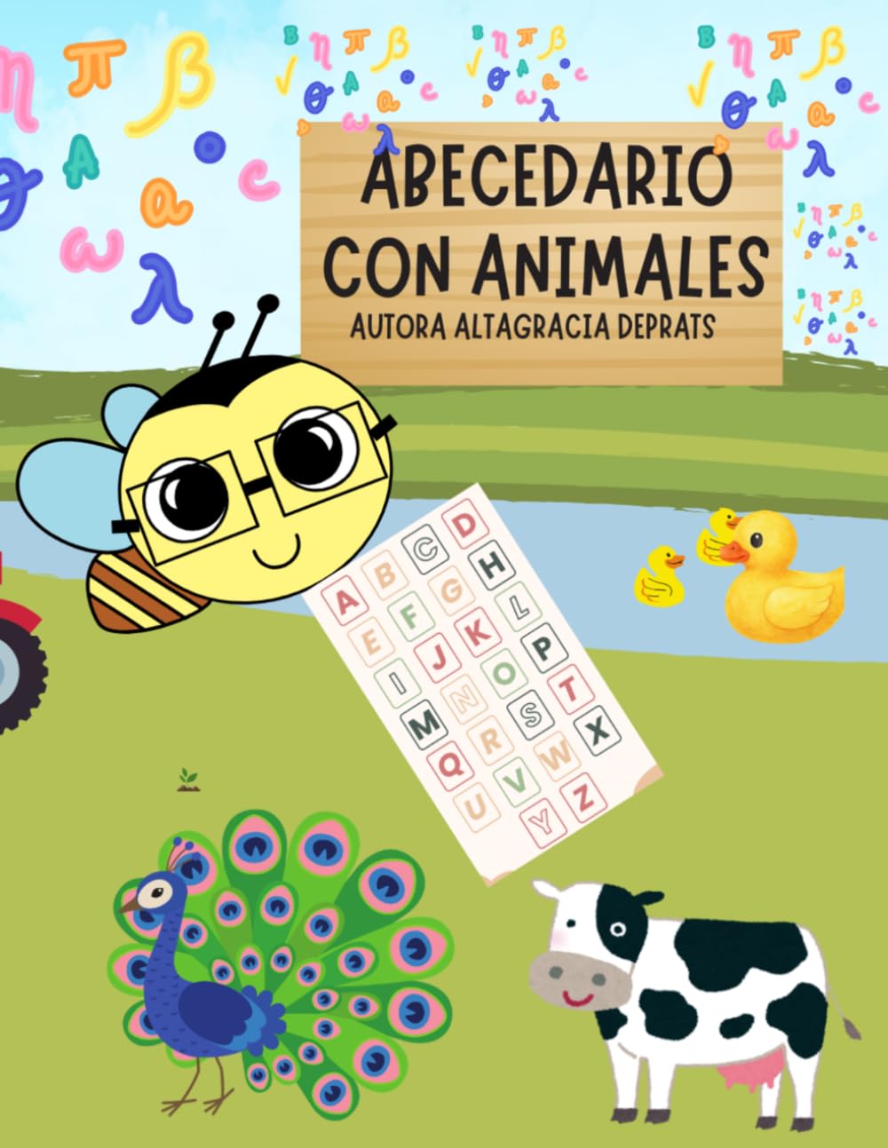 APRENDE EL ABECEDARIO: Animales para colorear libro para colorear actividades de lecturas